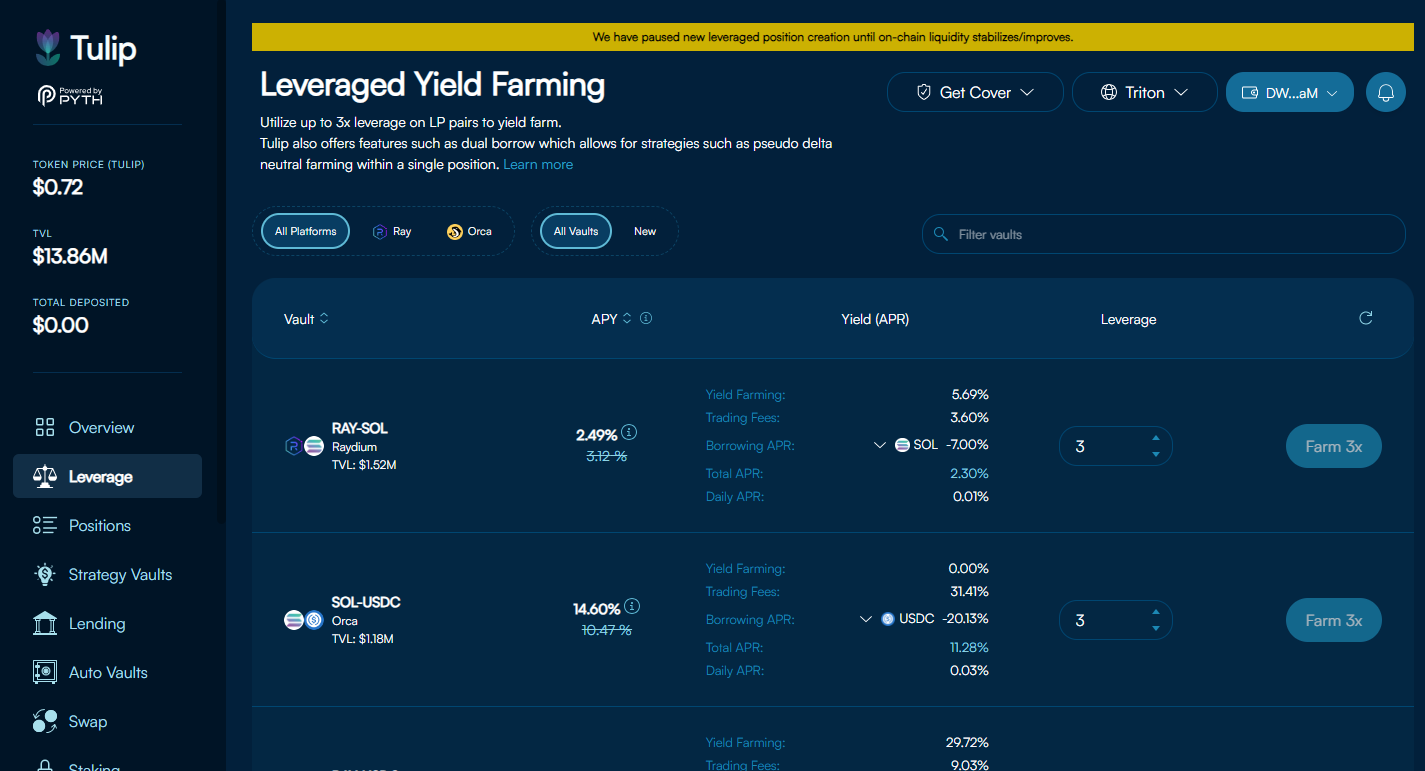 Solana Yield Aggregation Homestead